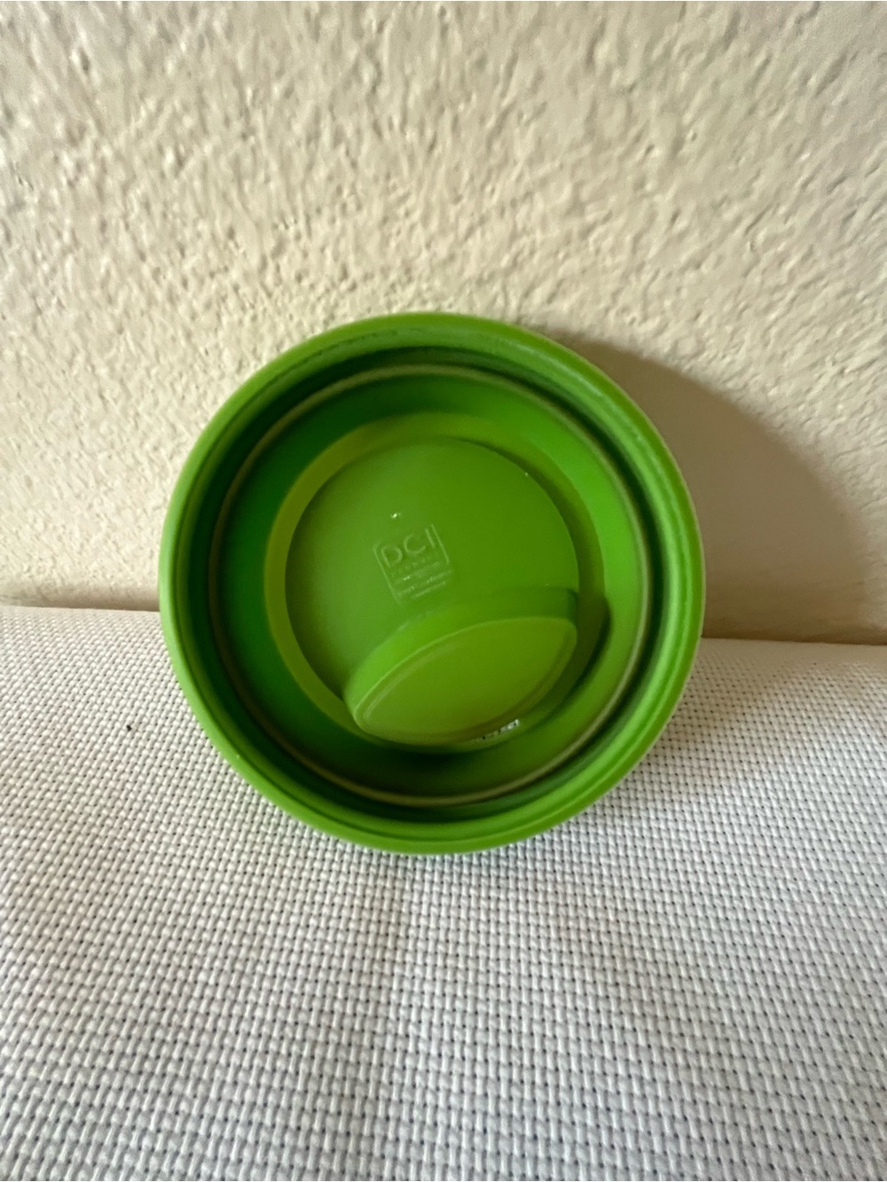 Floral Ceramic Travel Mug with Green Silicone Lid & Sleeve by DCI - Picture 5 of 5